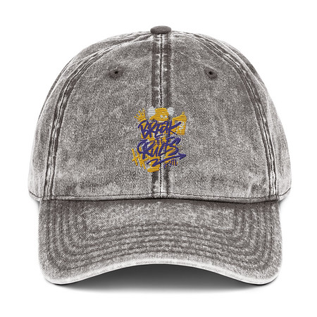[ID: 327-G282] Break the Rules Graffiti - Spray Paint Vintage Cap