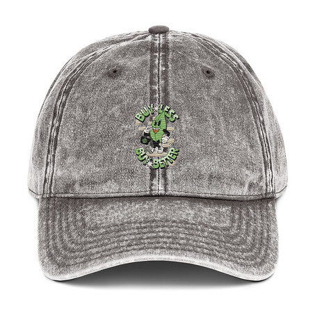 [ID: 327-G303] Buy Less- Buy Better Vintage Cap