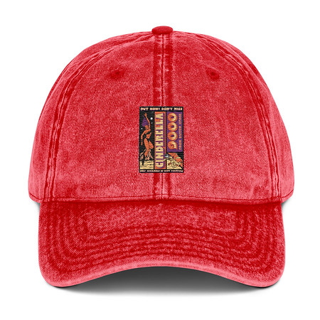 [ID: 327-G378] Cinderella 9000 - Retro Astronaut Vintage Cap