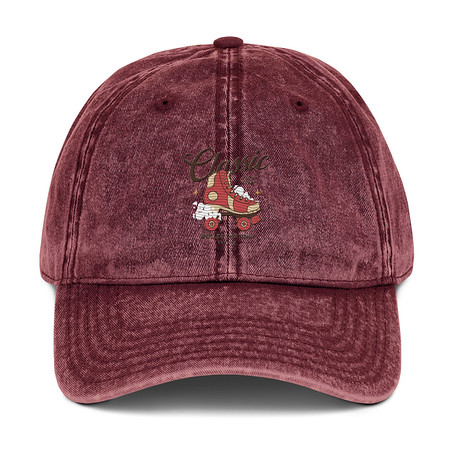 [ID: 327-G384] Classic Roller Skating - Sports Apparel Vintage Cap