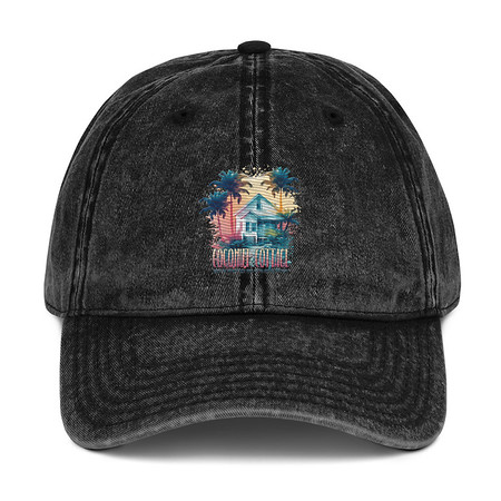 [ID: 327-G391] Coconut Cottage Vintage Cap