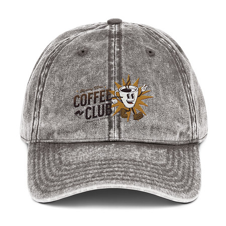 [ID: 327-G396] Coffee Club Vintage Cap