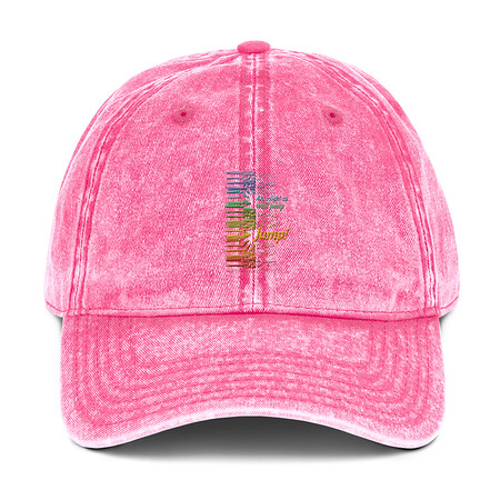 [ID: 327-G410] Colorful Retro Keyboard Vintage Cap