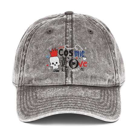 [ID: 327-G424] Cosmic Love Vintage Cap