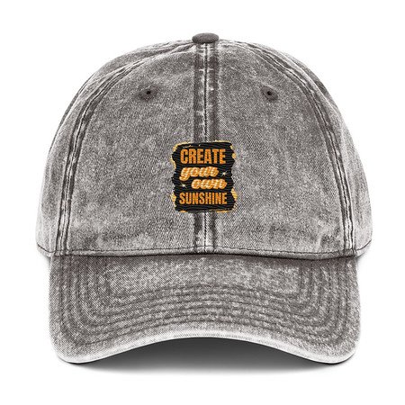 [ID: 327-G432] Create your own Sunshine Vintage Cap