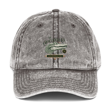 [ID: 327-G439] Crocodile Co. - Wild Animal Vintage Cap