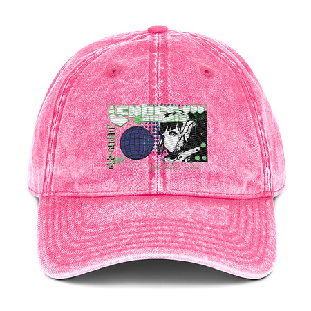[ID: 327-G455] Cyber Angels - Y2k Girl Anime Vintage Cap