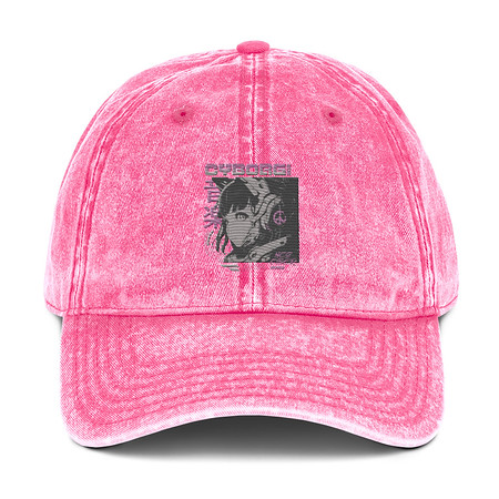 [ID: 327-G459] Cyborg - Y2k Style Vintage Cap