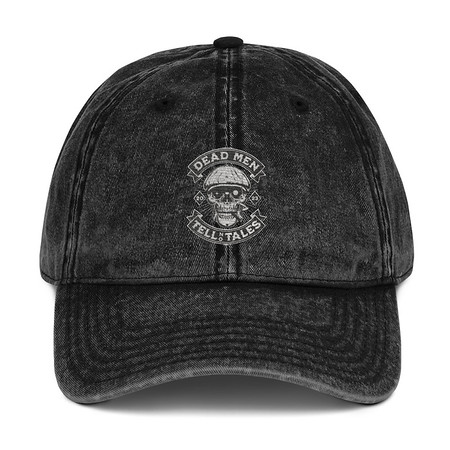 [ID: 327-G473] DEAD MEN TELL NO TALES Vintage Cap
