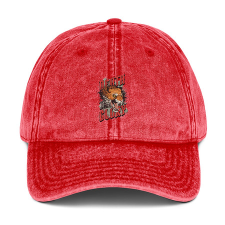 [ID: 327-G479] Death or Glory - Fierce Animal Vintage Cap
