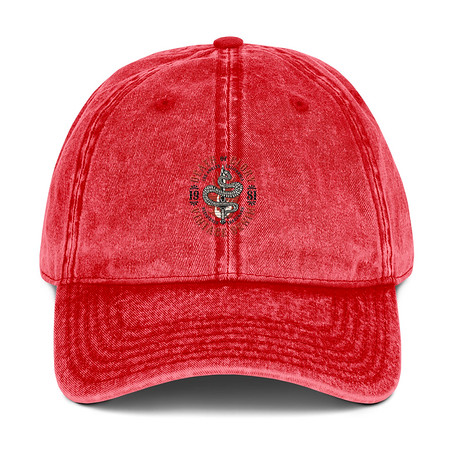 [ID: 327-G480] Death or Glory - Sword Snake Vintage Cap