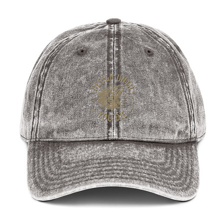 [ID: 327-G490] DESIGN UNTIL YOU DIE Vintage Cap