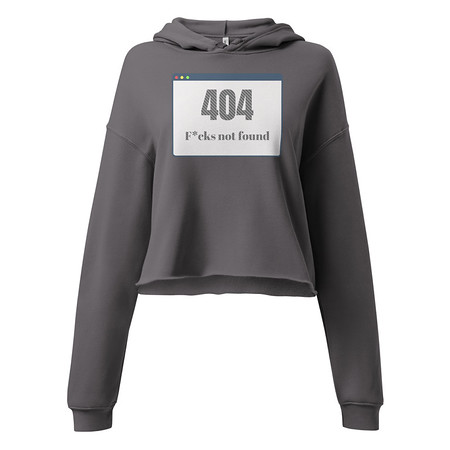 [ID: 317-G7] 404 Women's Cropped Hoodie