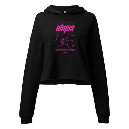 [ID: 317-G21] Abyss Women's Cropped Hoodie