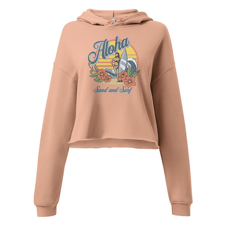 [ID: 317-G53] Aloha Women's Cropped Hoodie