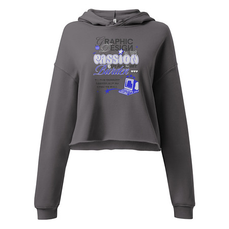 [ID: 317-G92] Anti-design  Women's Cropped Hoodie