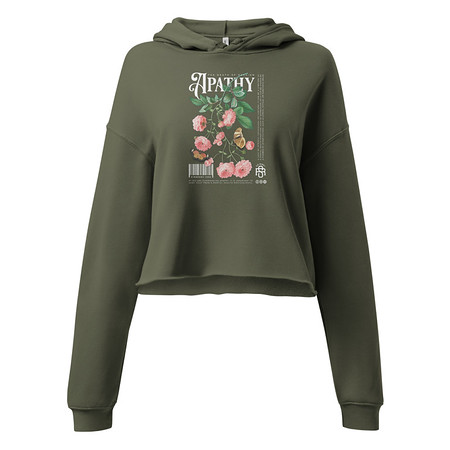 [ID: 317-G95] Apathy Women's Cropped Hoodie