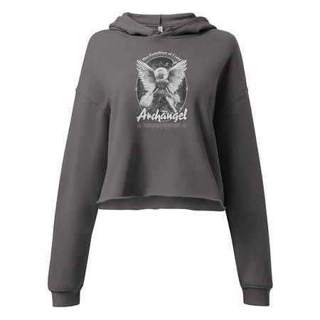 [ID: 317-G99] Archangel Women's Cropped Hoodie