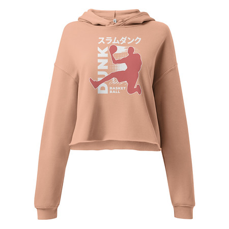 [ID: 317-G147] Basketball Dunk Women's Cropped Hoodie