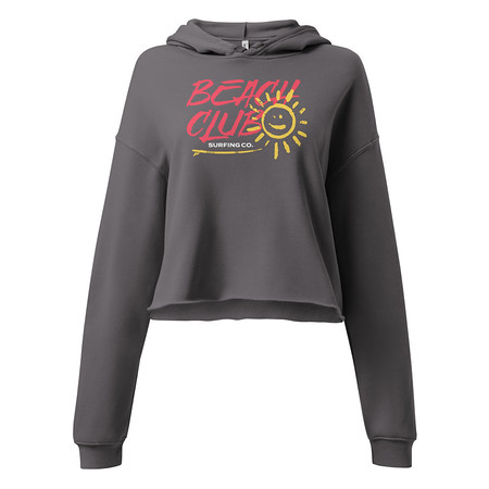 [ID: 317-G165] Beach Club Women's Cropped Hoodie