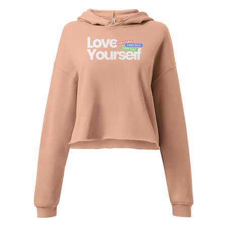 [ID: 317-G246] Body Positivity Women's Cropped Hoodie