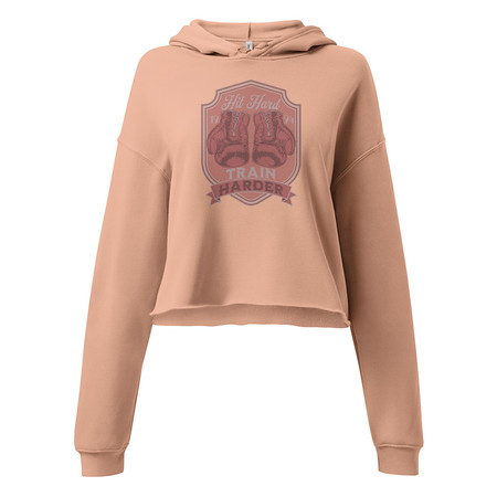 [ID: 317-G278] Boxing Training Women's Cropped Hoodie