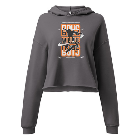 [ID: 317-G279] Boys will be boys Women's Cropped Hoodie