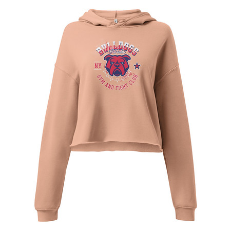 [ID: 317-G295] Bulldogs Athletic - Sports Apparel Women's Cropped Hoodie