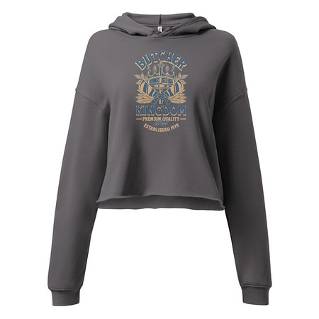[ID: 317-G301] Butcher Kingdom - Royal Women's Cropped Hoodie