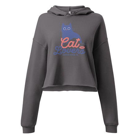 [ID: 317-G347] Cats Lovers Women's Cropped Hoodie