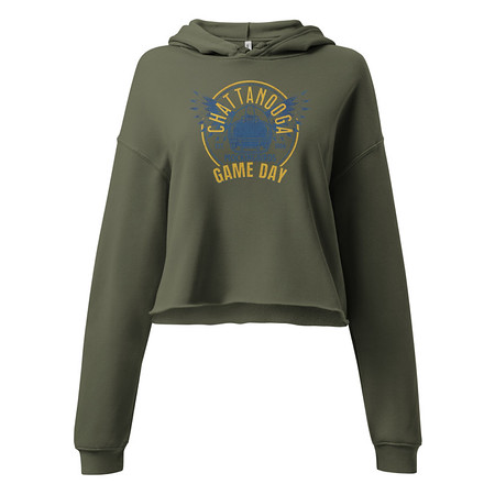 [ID: 317-G361] Chattanooga Mocs Women's Cropped Hoodie