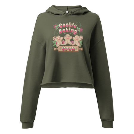 [ID: 317-G415] Cookie Baking Crew Women's Cropped Hoodie