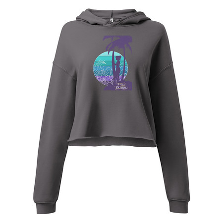 [ID: 317-G470] Dawn Patrol Women's Cropped Hoodie