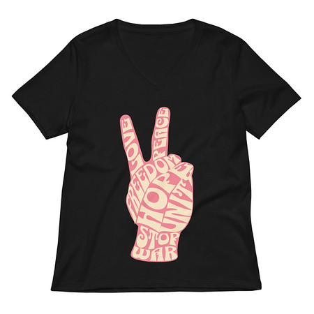 [ID: 782-G9] 60s challenge Women's Relaxed V-Neck T-Shirt