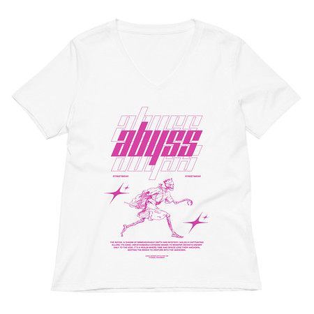 [ID: 782-G21] Abyss Women's Relaxed V-Neck T-Shirt