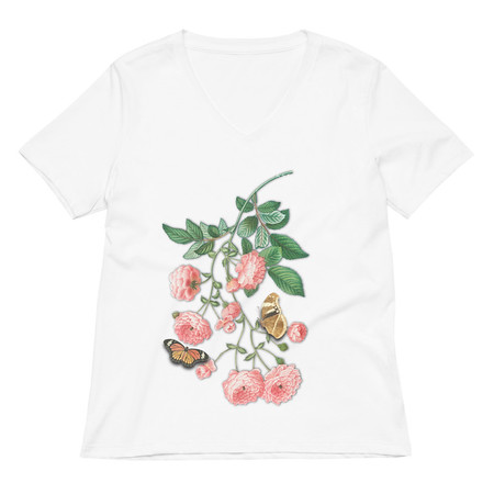 [ID: 782-G95] Apathy Women's Relaxed V-Neck T-Shirt