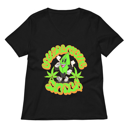 [ID: 782-G134] Ballerboyclub Exotics Women's Relaxed V-Neck T-Shirt