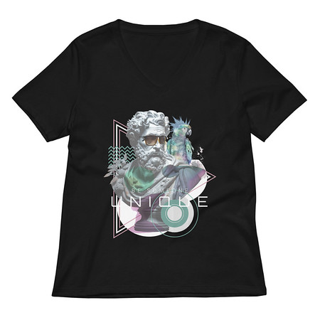 [ID: 782-G160] Be Someone Unique Women's Relaxed V-Neck T-Shirt