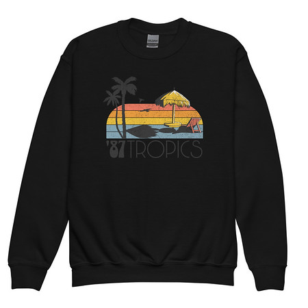 [ID: 677-G2] '87 Tropics Youth Crew Neck Sweatshirt
