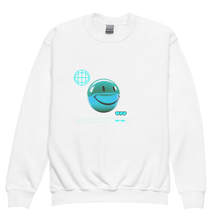 [ID: 677-G20] Abstract Y2K Youth Crew Neck Sweatshirt