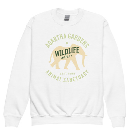 [ID: 677-G33] Agartha Gardens Wildlife - Animal Sanctuary Youth Crew Neck Sweatshirt