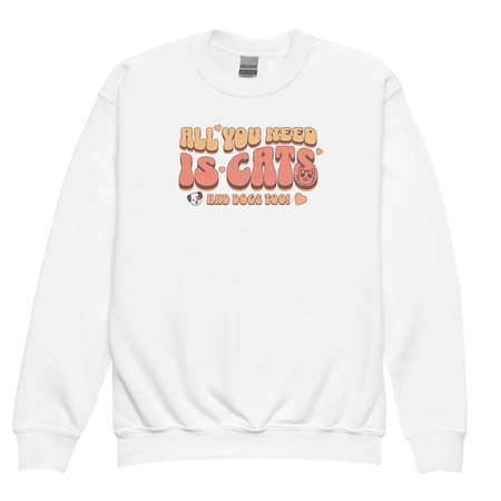 [ID: 677-G52] All You Need Youth Crew Neck Sweatshirt