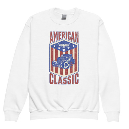 [ID: 677-G66] american classic Youth Crew Neck Sweatshirt