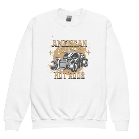 [ID: 677-G73] American Hot Rods Youth Crew Neck Sweatshirt