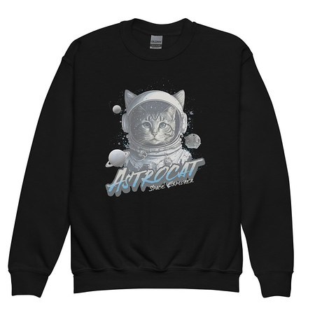 [ID: 677-G109] Astrocat Youth Crew Neck Sweatshirt