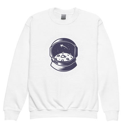 [ID: 677-G110] Astronaut Youth Crew Neck Sweatshirt