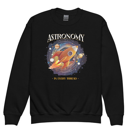 [ID: 677-G111] Astronomy in Every Thread Youth Crew Neck Sweatshirt