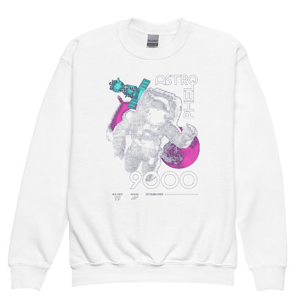 [ID: 677-G112] Astrophel 9000 Youth Crew Neck Sweatshirt