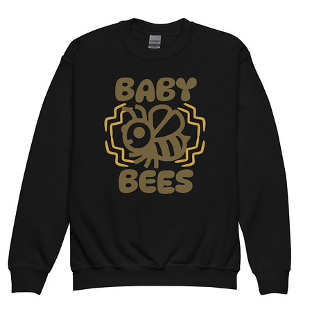 [ID: 677-G122] Baby Bees - Cute Insect Youth Crew Neck Sweatshirt