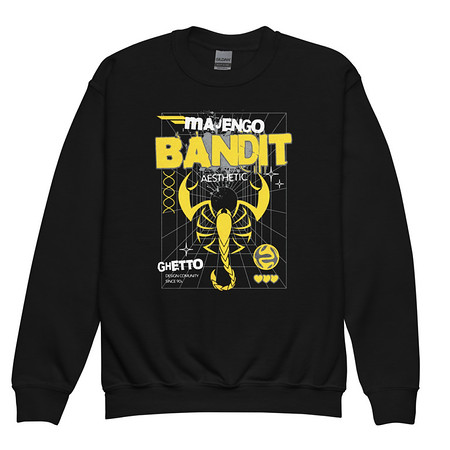[ID: 677-G138] Bandit Aesthetic - Scorpion Youth Crew Neck Sweatshirt